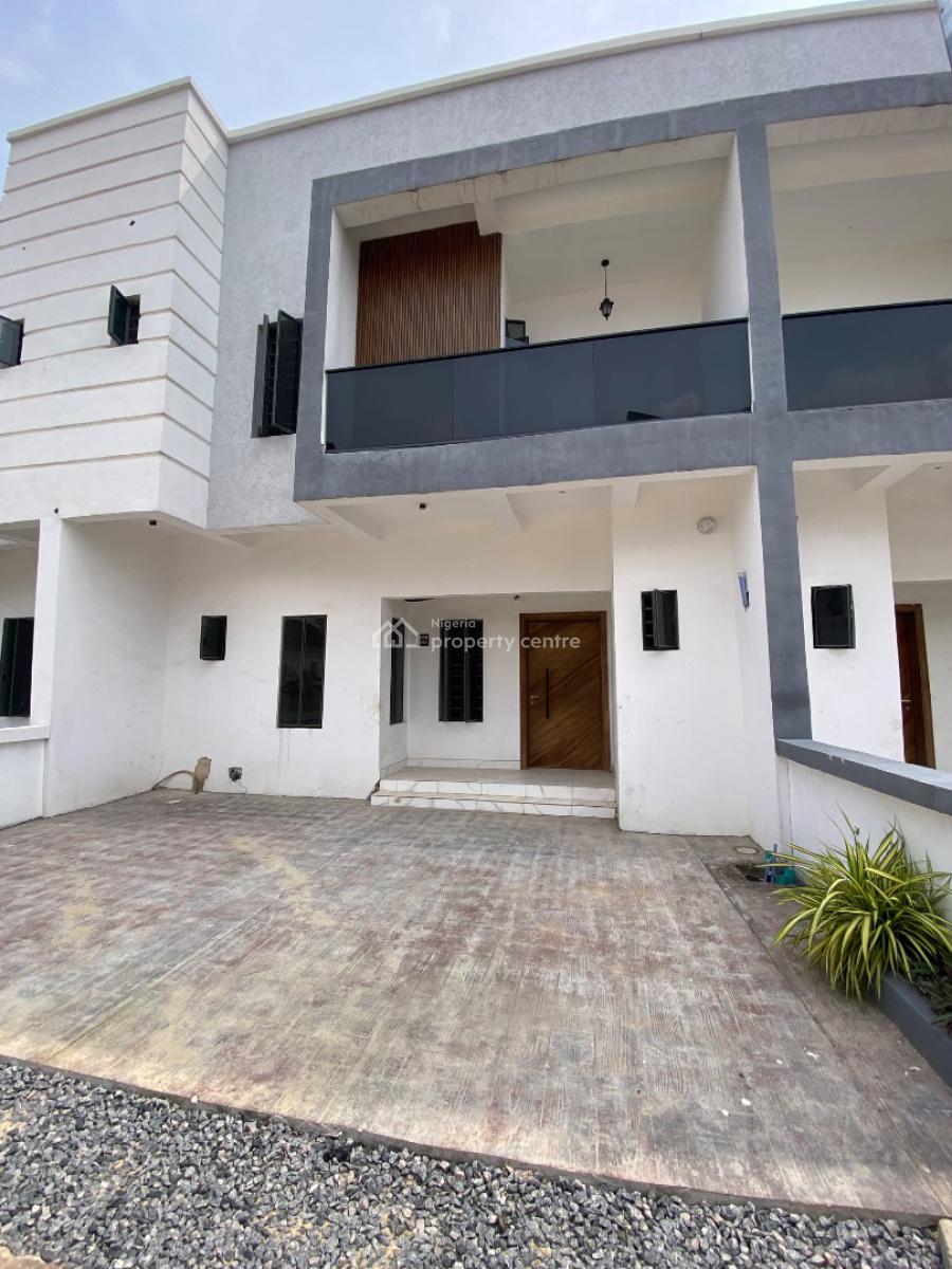 Newly Built 4bedroom Terrace Duplex, Gated Estate By Sky Mall Before Shop Rite, Sangotedo, Ajah, Lagos, Terraced Duplex for Sale