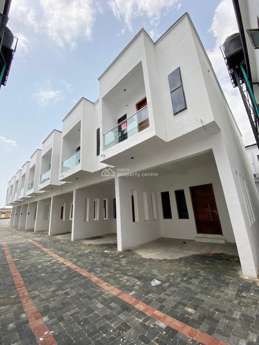 Well Built 2 Bedroom Terrace with Bq, Abraham Adesanya, Ajah, Lagos, Terraced Duplex for Sale