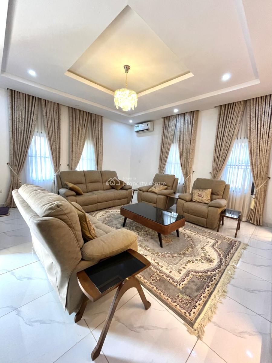 Fully Furnished 3 Bedrooms Detached Bungalow with 2 Selfcontained Bq, Kado, Abuja, Detached Bungalow for Rent