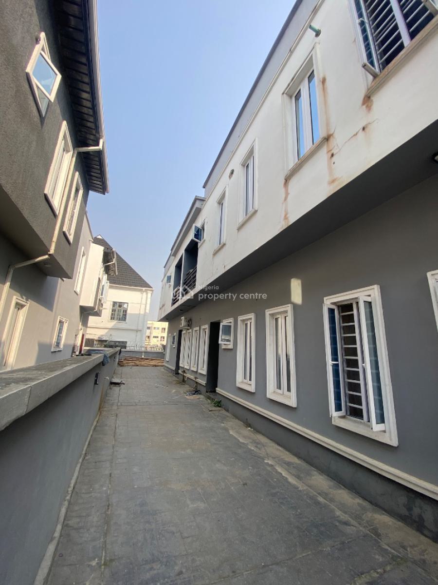 Clean 3bedroom Duplex Just Two Tenant in a  Compound, Gated Estate By Blenco Supermarket Before Shop Rte, Sangotedo, Ajah, Lagos, Terraced Duplex for Rent