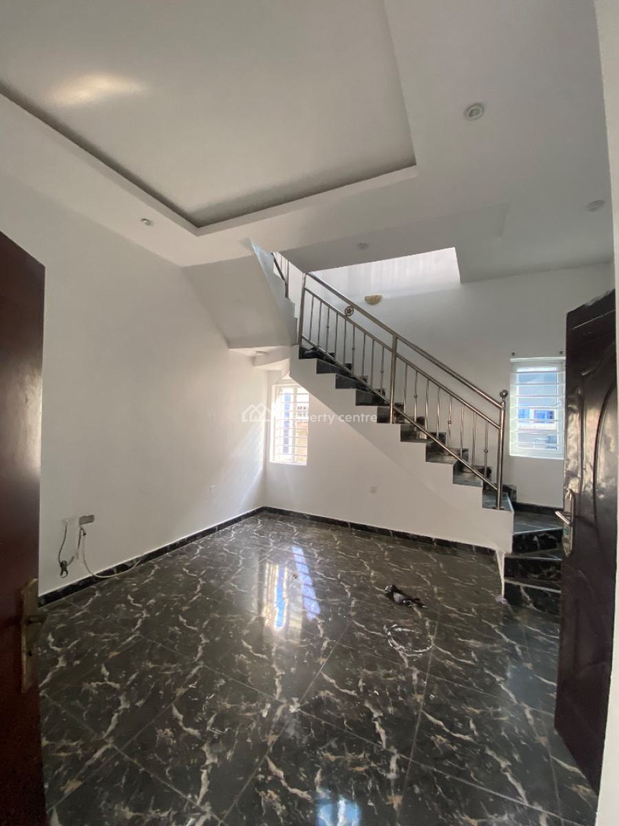 Clean 3bedroom Duplex Just Two Tenant in a  Compound, Gated Estate By Blenco Supermarket Before Shop Rte, Sangotedo, Ajah, Lagos, Terraced Duplex for Rent