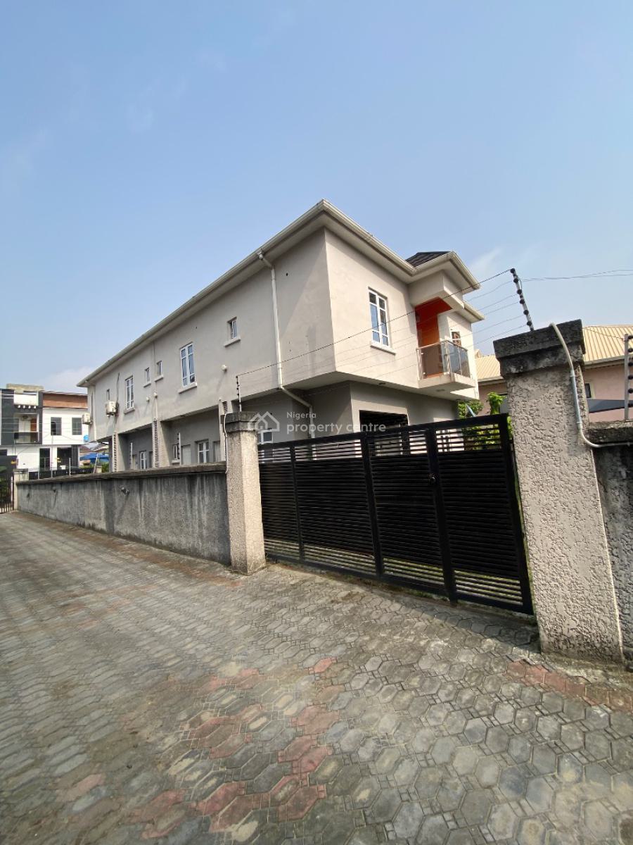 Clean 3bedroom Duplex Just Two Tenant in a  Compound, Gated Estate By Blenco Supermarket Before Shop Rte, Sangotedo, Ajah, Lagos, Terraced Duplex for Rent
