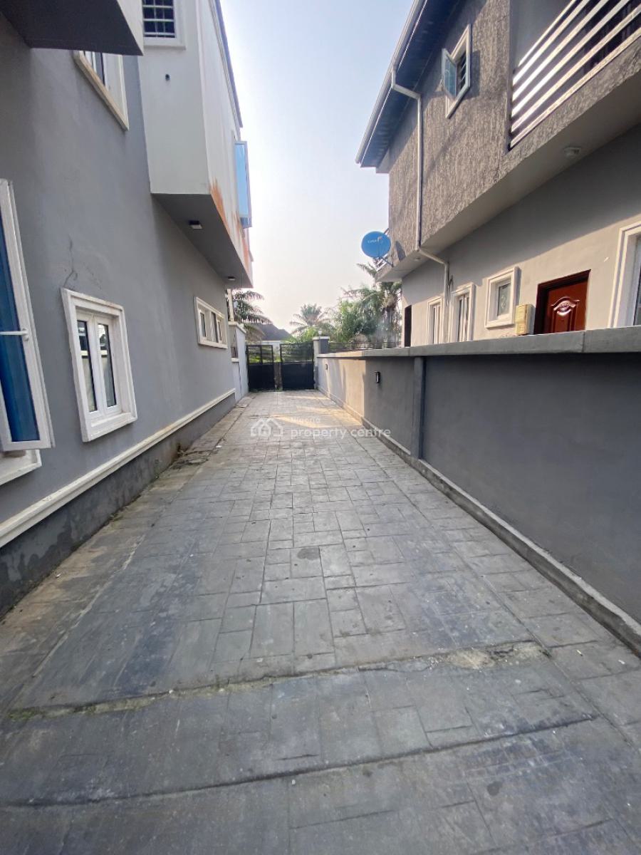 Clean 3bedroom Duplex Just Two Tenant in a  Compound, Gated Estate By Blenco Supermarket Before Shop Rte, Sangotedo, Ajah, Lagos, Terraced Duplex for Rent