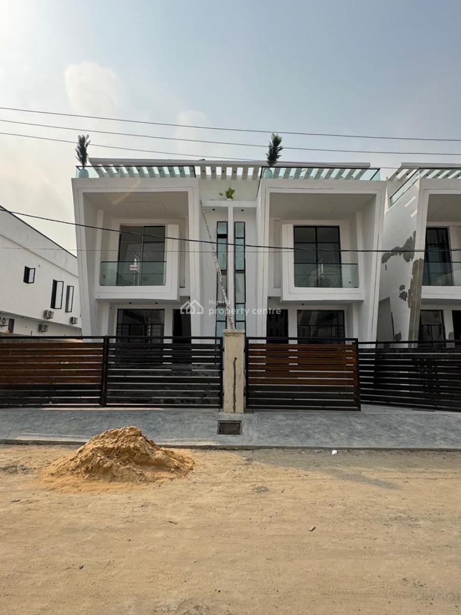 Very Spacious Newly Built 4 Bedroom Semi Detached Duplex in an Estate, Ikota, Ikota, Lekki, Lagos, Semi-detached Duplex for Sale