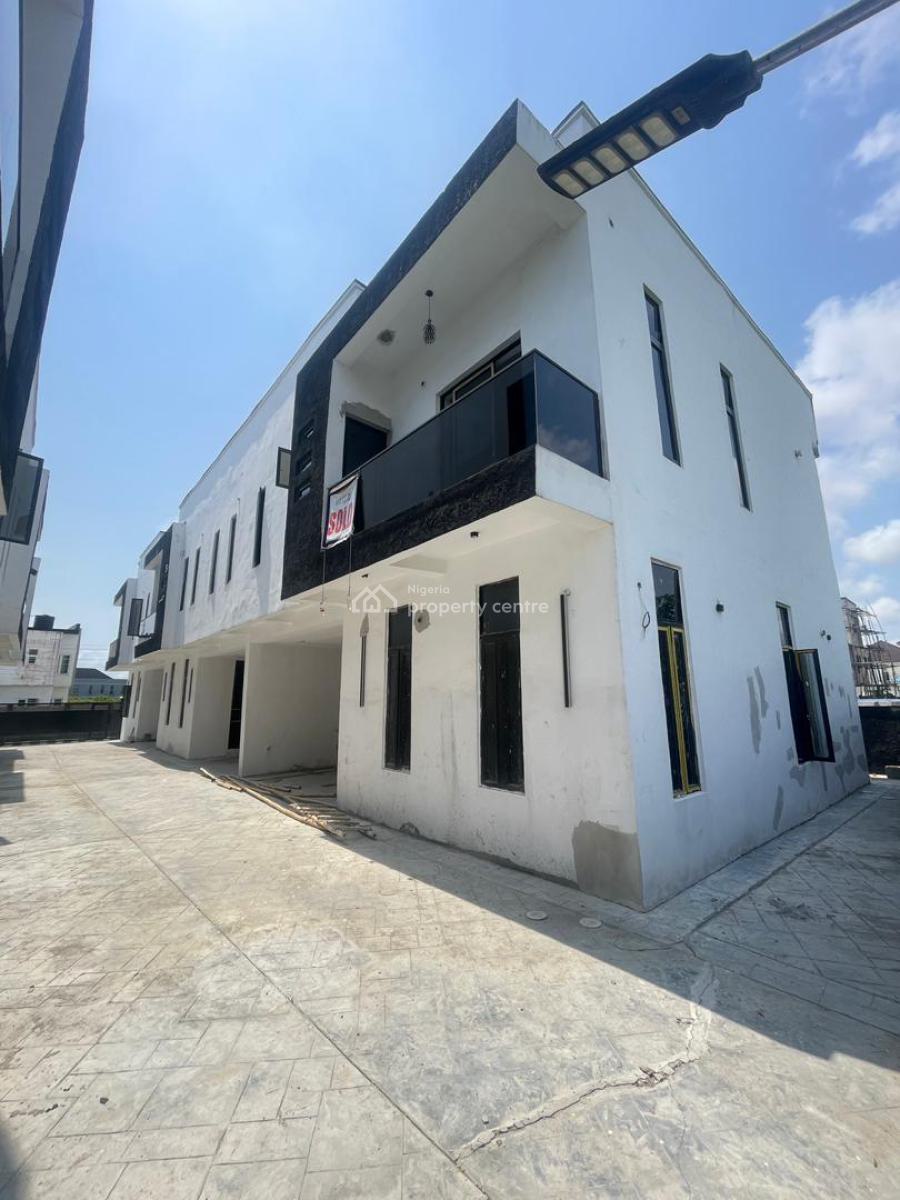 Nicely Built 4 Bedroom Terrace Duplex in a Serene Neighbourhood, Ajah, Lagos, Terraced Duplex for Sale