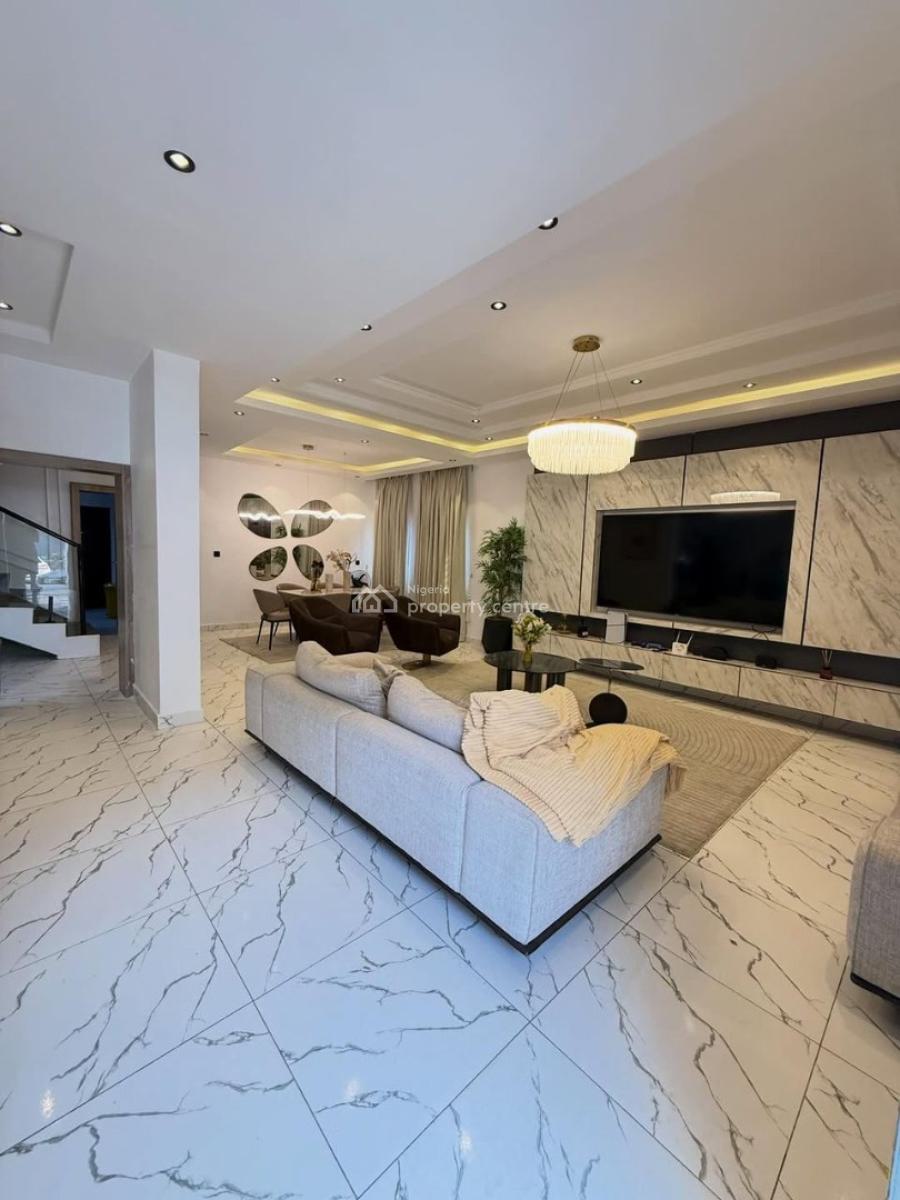 Smart Homes Luxury 3bedroom Terrace Furnished with Cinema and a Bq, Katampe Extension, Katampe Extension, Katampe, Abuja, Terraced Duplex for Rent