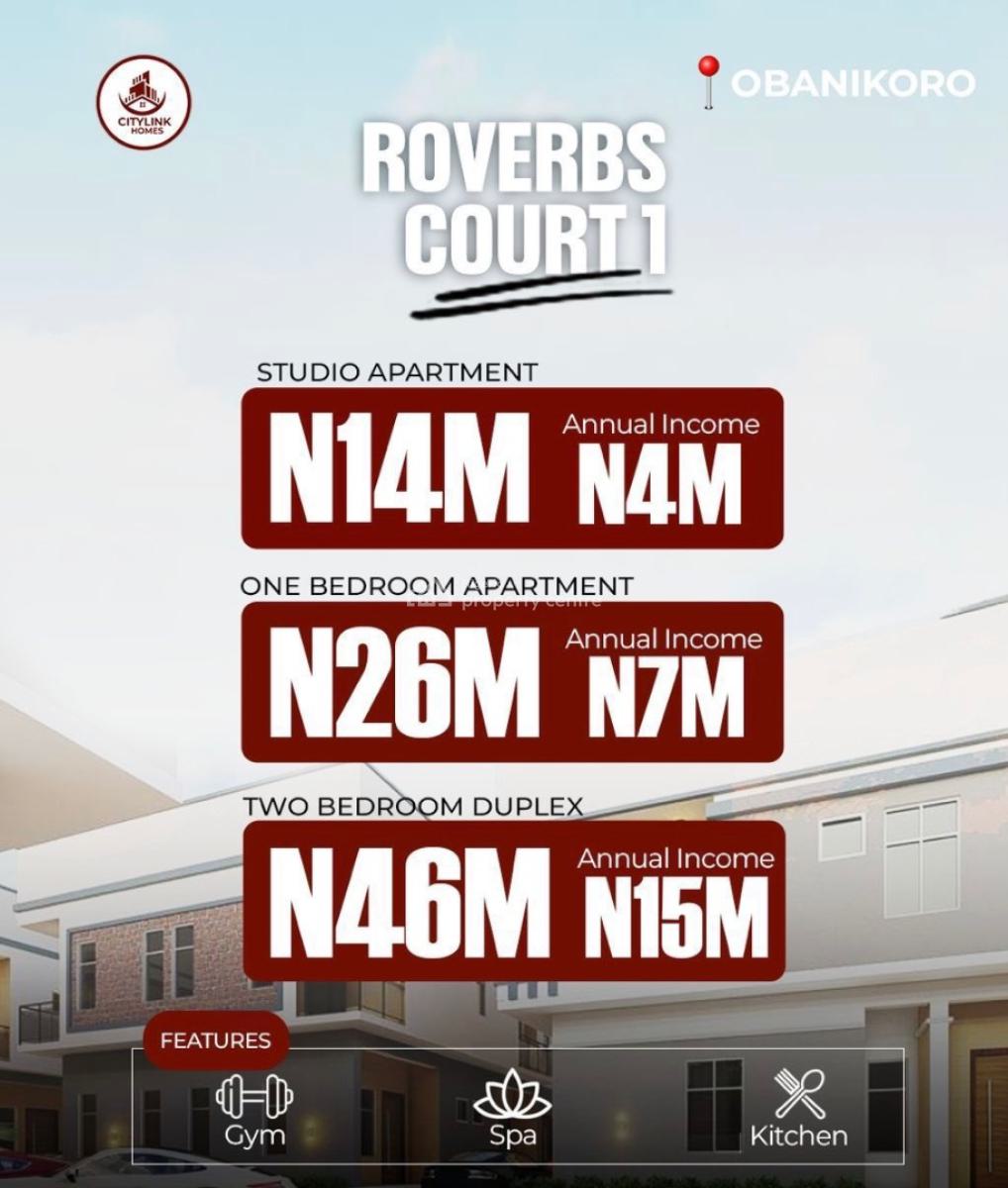 Roverbs Court Affordable Long Lease Apartments, Prime Income Generating Location, Obanikoro, Shomolu, Lagos, Self Contain (single Rooms) for Sale