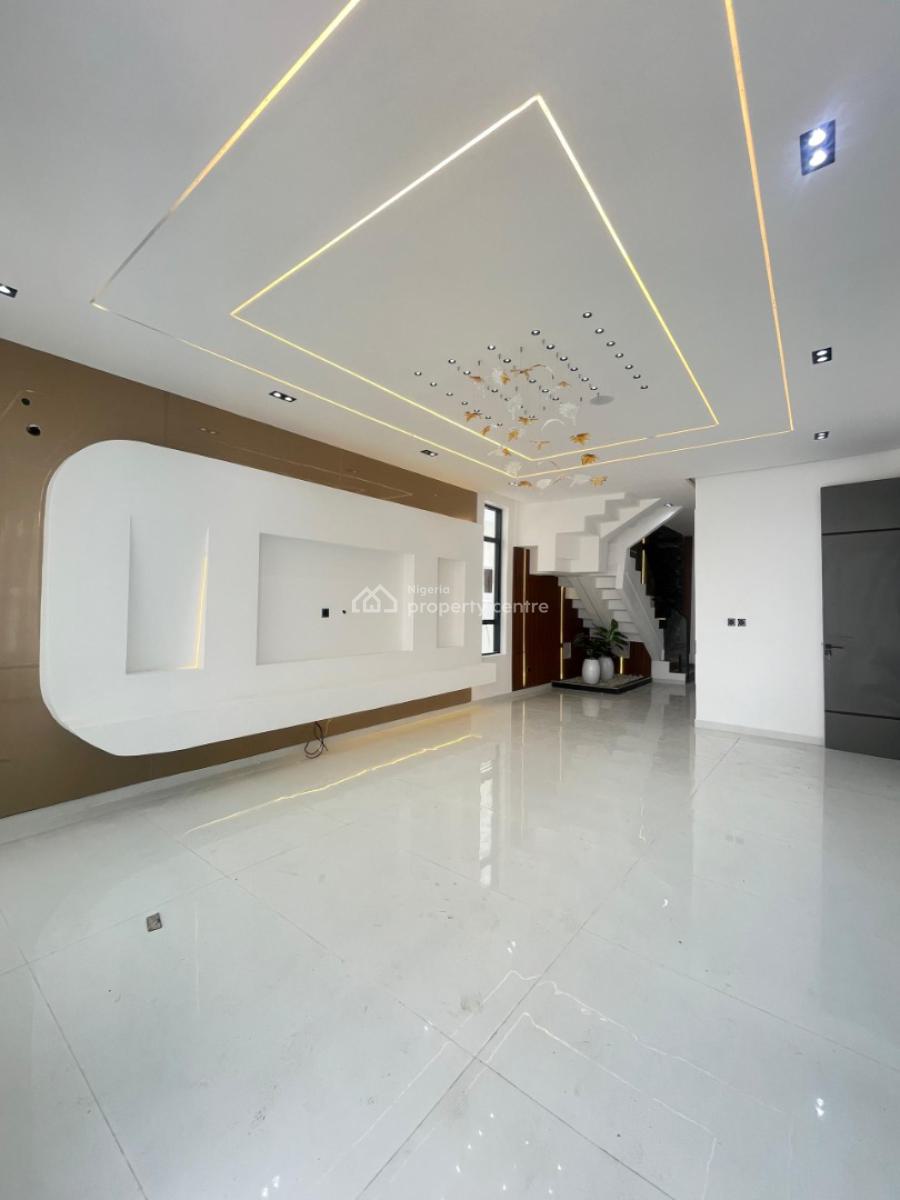 Exquisite 5 Bedroom Fully Detached Duplex with Bq and Pool, Chevron, Lekki, Lagos, Detached Duplex for Sale
