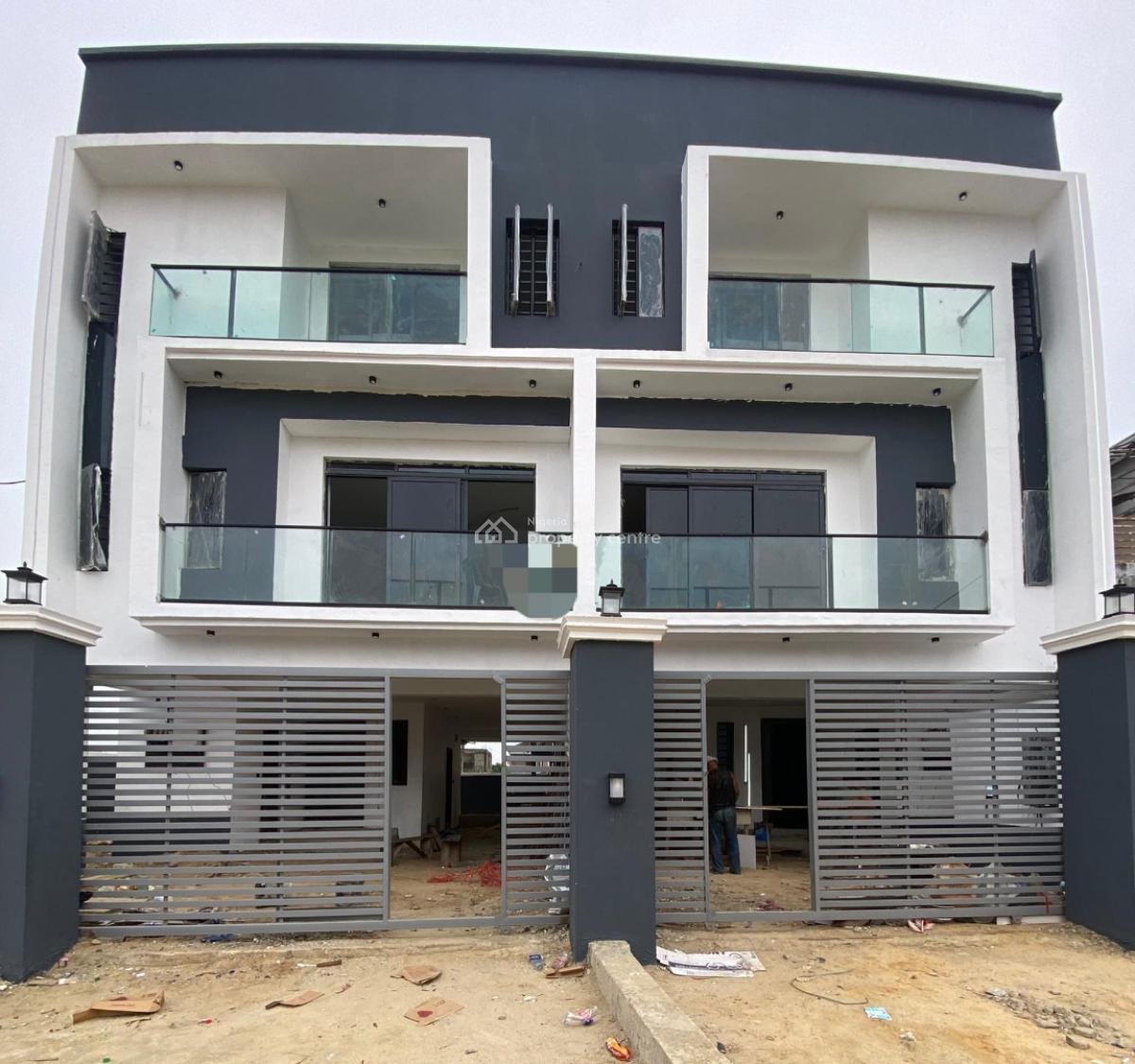 Well Crafted 4 Bedroom Semi Detached-, Sangotedo, Ajah, Lagos, Semi-detached Duplex for Sale