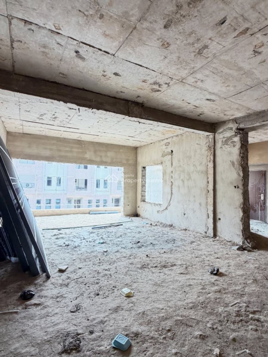 3 Beds + Bq  Elevator  Semi Finished, Gaduwa, Abuja, Block of Flats for Sale