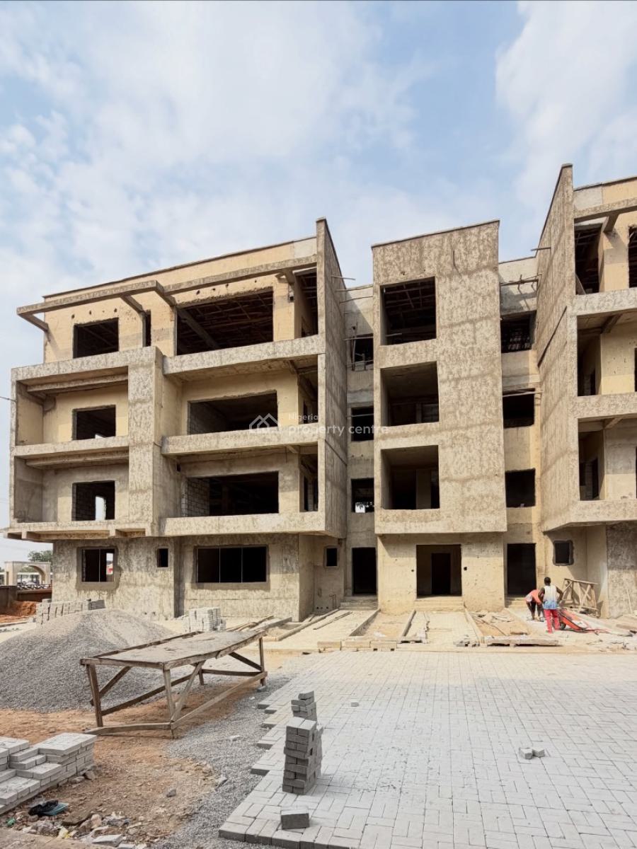 3 Beds + Bq  Elevator  Semi Finished, Gaduwa, Abuja, Block of Flats for Sale