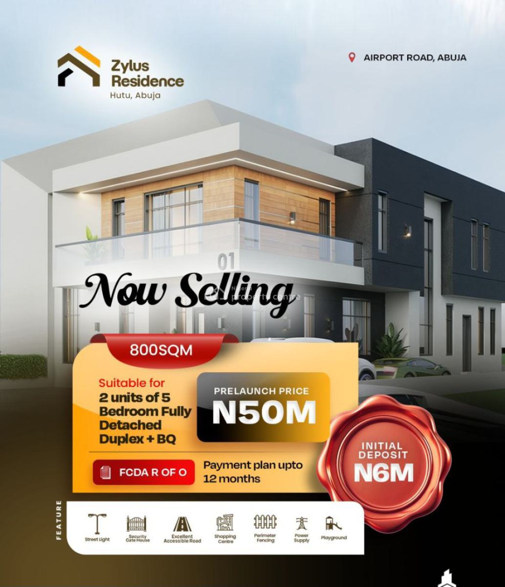 Land, Zylus Residence Hutu City Abuja, Lugbe District, Abuja, Residential Land for Sale