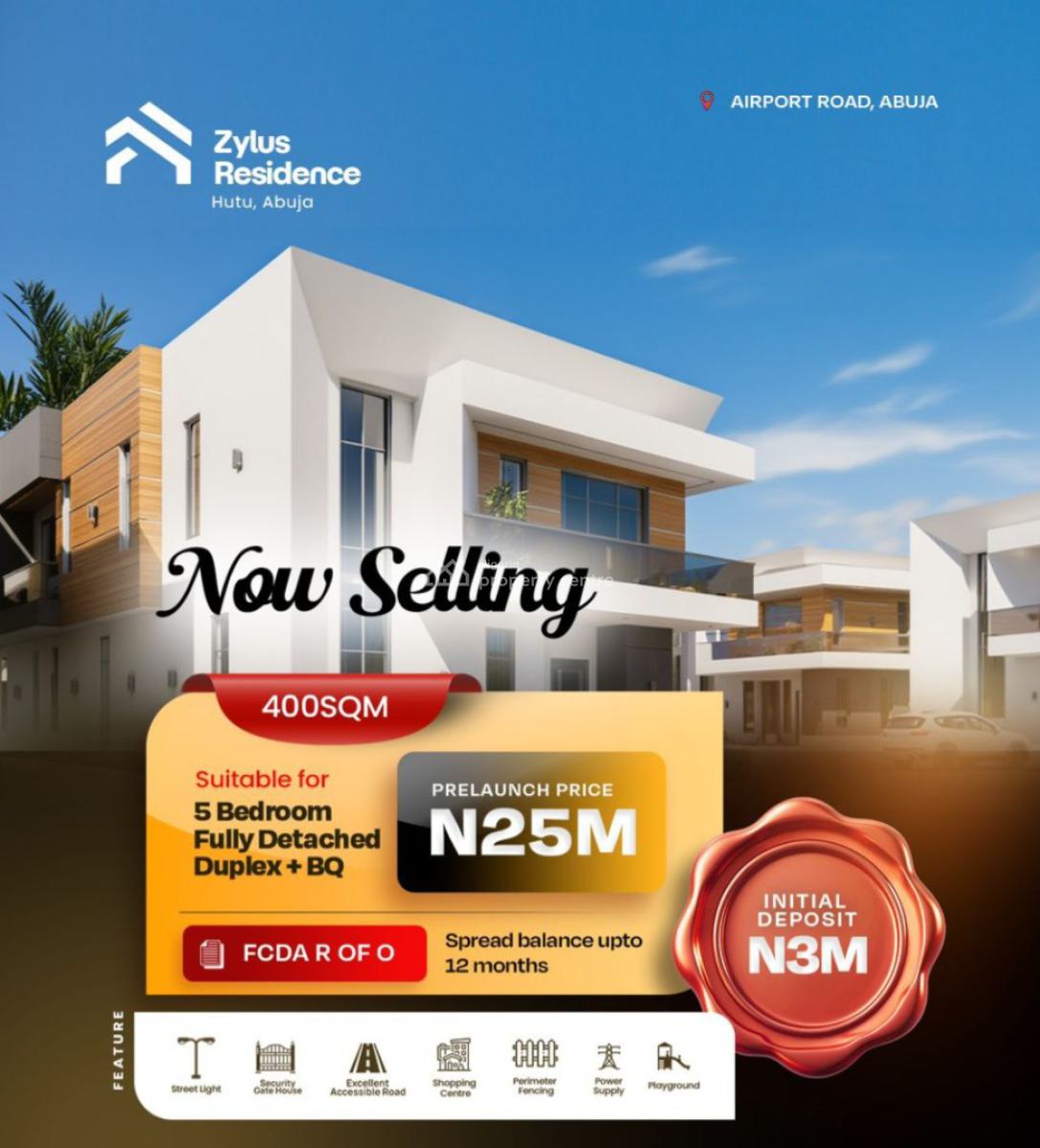 Land, Zylus Residence Hutu City Abuja, Lugbe District, Abuja, Residential Land for Sale