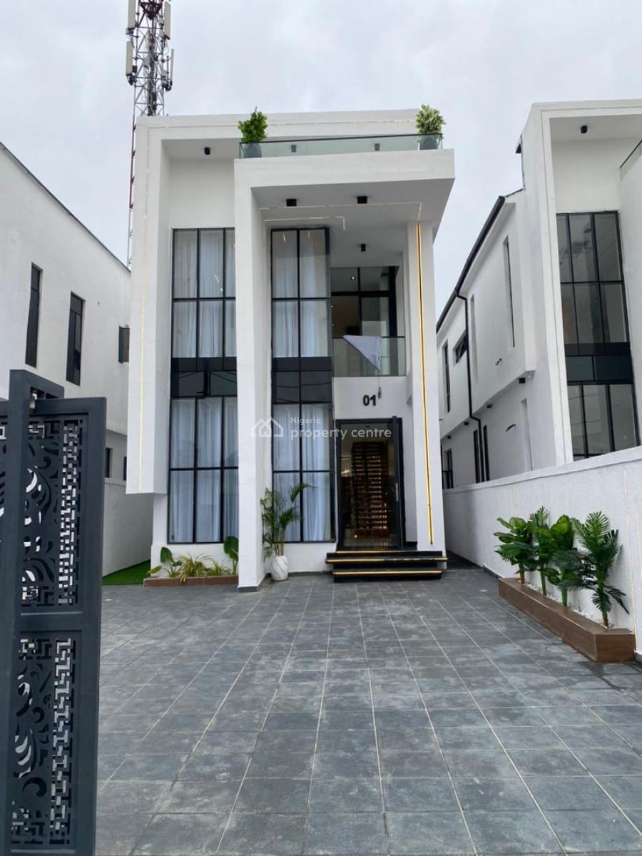 Contemporary 5bedroom Duplex with Pool and Bq, Ikota, Lekki, Lagos, Detached Duplex for Sale