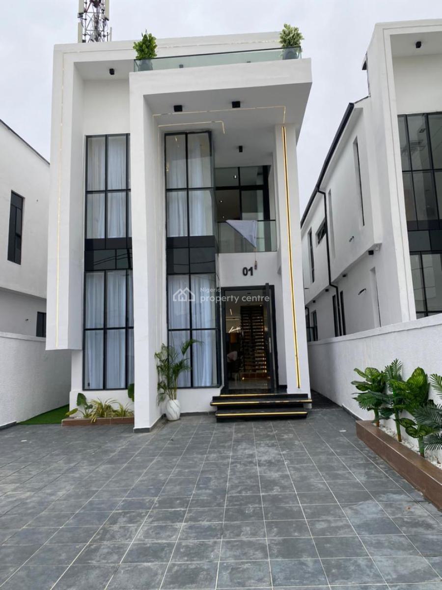 Contemporary 5bedroom Duplex with Pool and Bq, Ikota, Lekki, Lagos, Detached Duplex for Sale
