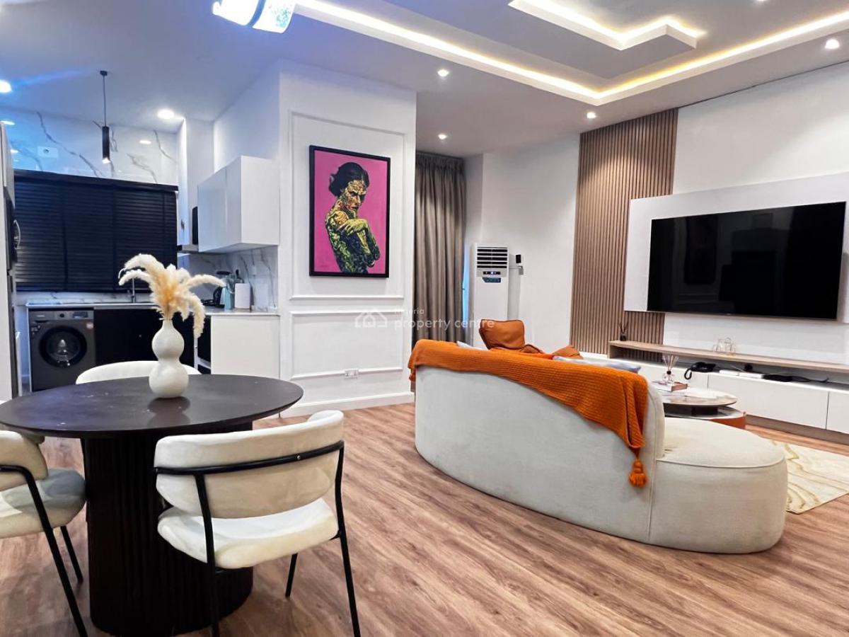 My Cute One Bedroom Apartment with a  *rooftop Pool ‍️  *gym, Wounder Park, Lekki Phase 1, Lekki, Lagos, Flat / Apartment Short Let