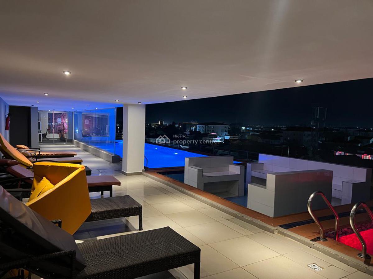 My Cute One Bedroom Apartment with a  *rooftop Pool ‍️  *gym, Wounder Park, Lekki Phase 1, Lekki, Lagos, Flat / Apartment Short Let