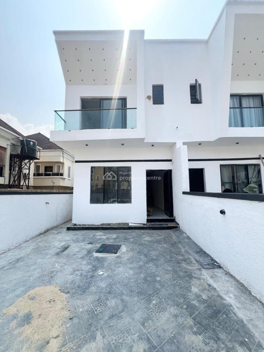 Unique 4bedroom Duplex with Bq, Chevron Lekki, Lekki, Lagos, Semi-detached Duplex for Sale