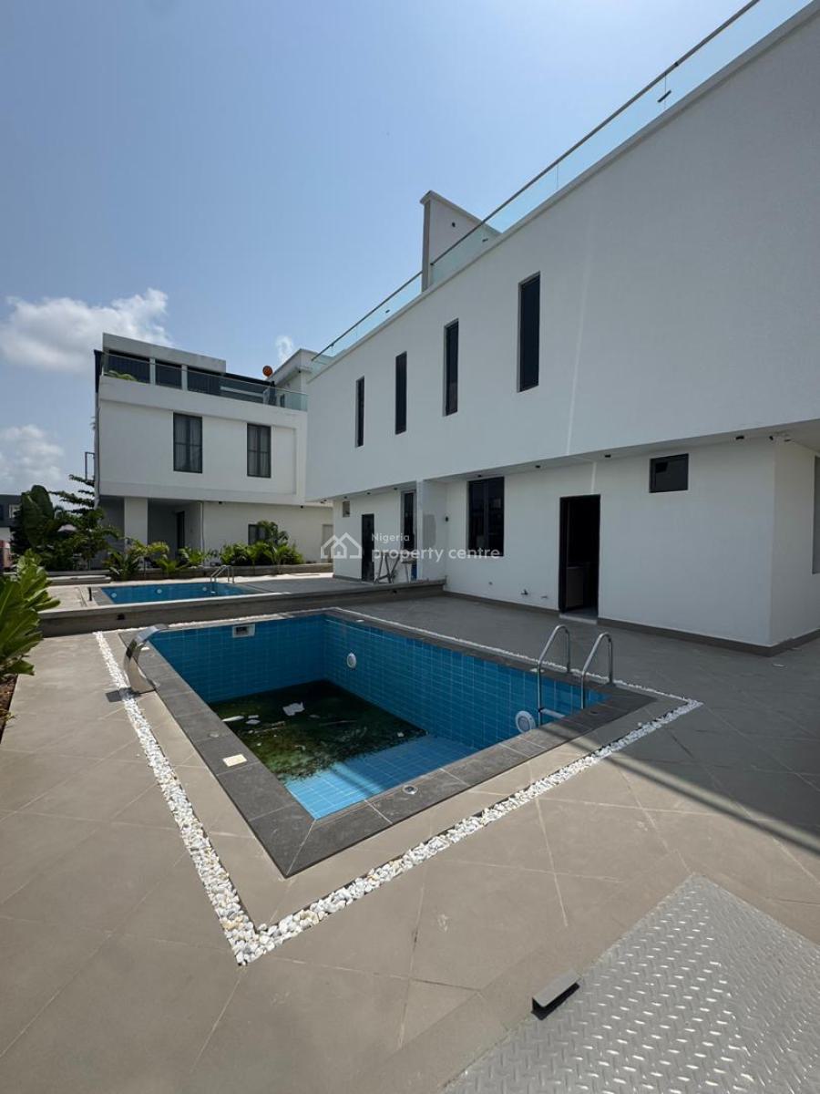 Luxury 5 Bedroom Semi Detached Duplex with a Bq,rooftop Terrace ,swimm, Ikate, Lekki, Lagos, Detached Duplex for Sale