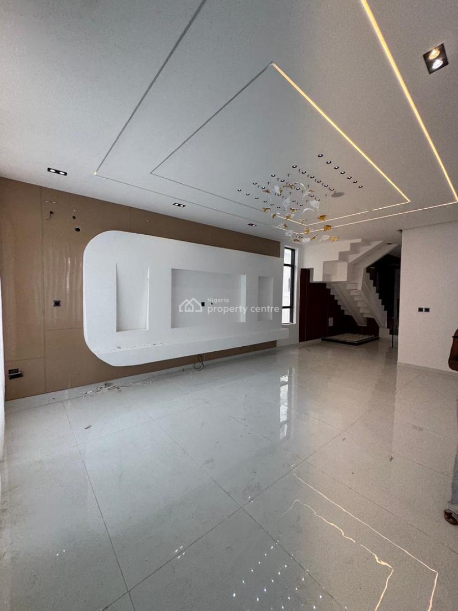 Pristine 5 Bedroom Detached Duplex with Swimming Pool,bq  Within a Gat, Chevron, Lekki, Lagos, Detached Duplex for Sale