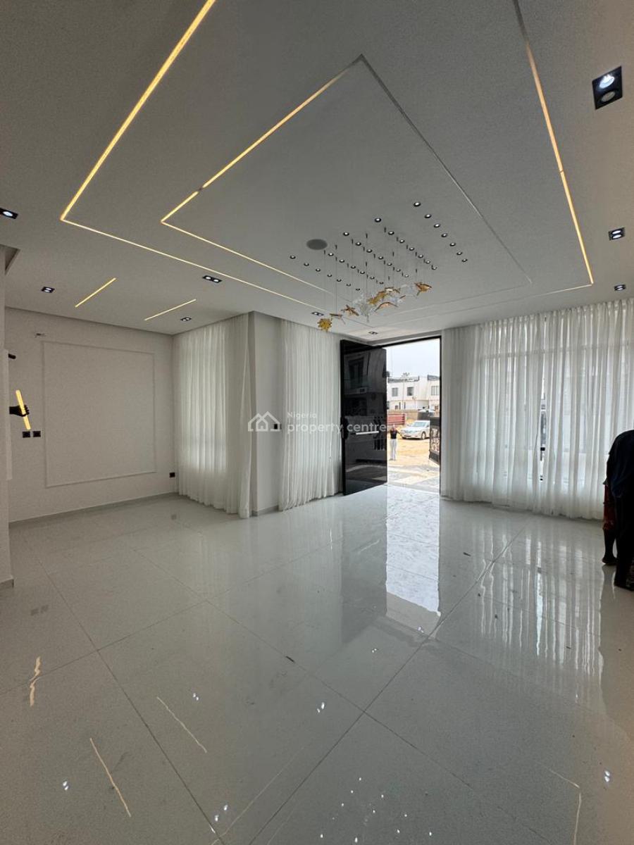 Pristine 5 Bedroom Detached Duplex with Swimming Pool,bq  Within a Gat, Chevron, Lekki, Lagos, Detached Duplex for Sale