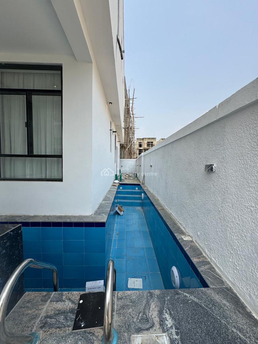 Pristine 5 Bedroom Detached Duplex with Swimming Pool,bq  Within a Gat, Chevron, Lekki, Lagos, Detached Duplex for Sale