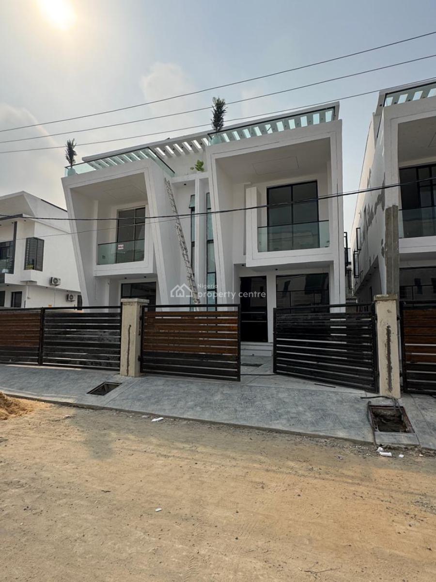 Very Spacious Newly Built 4 Bedroom Semi Detached Duplex Within an Est, Ikota, Lekki, Lagos, Semi-detached Duplex for Sale
