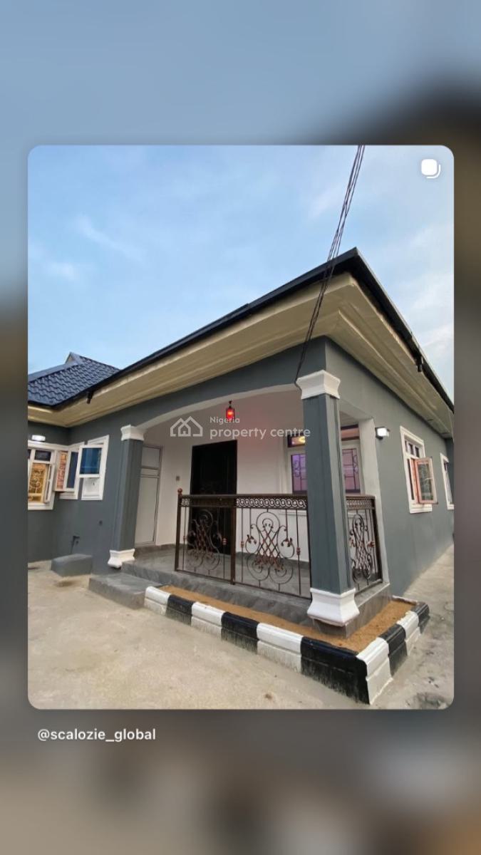 Newly Built 3 Bedroom Bungalow, Ogbogoro, Port Harcourt, Port Harcourt, Rivers, Detached Bungalow for Sale