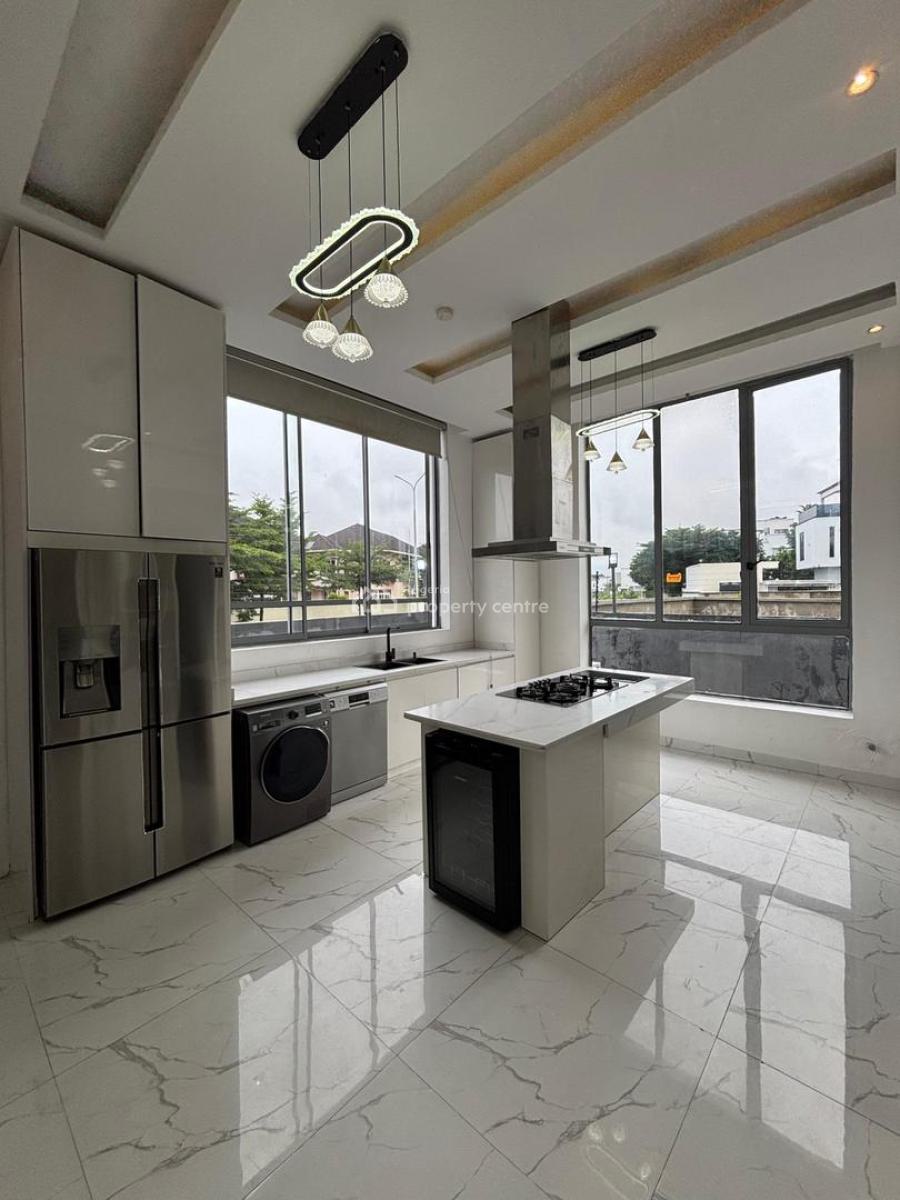 New Furnished 5 Bedroom Detached Duplex and Bq, Pinnock Beach, Osapa, Lekki, Lagos, Detached Duplex for Sale