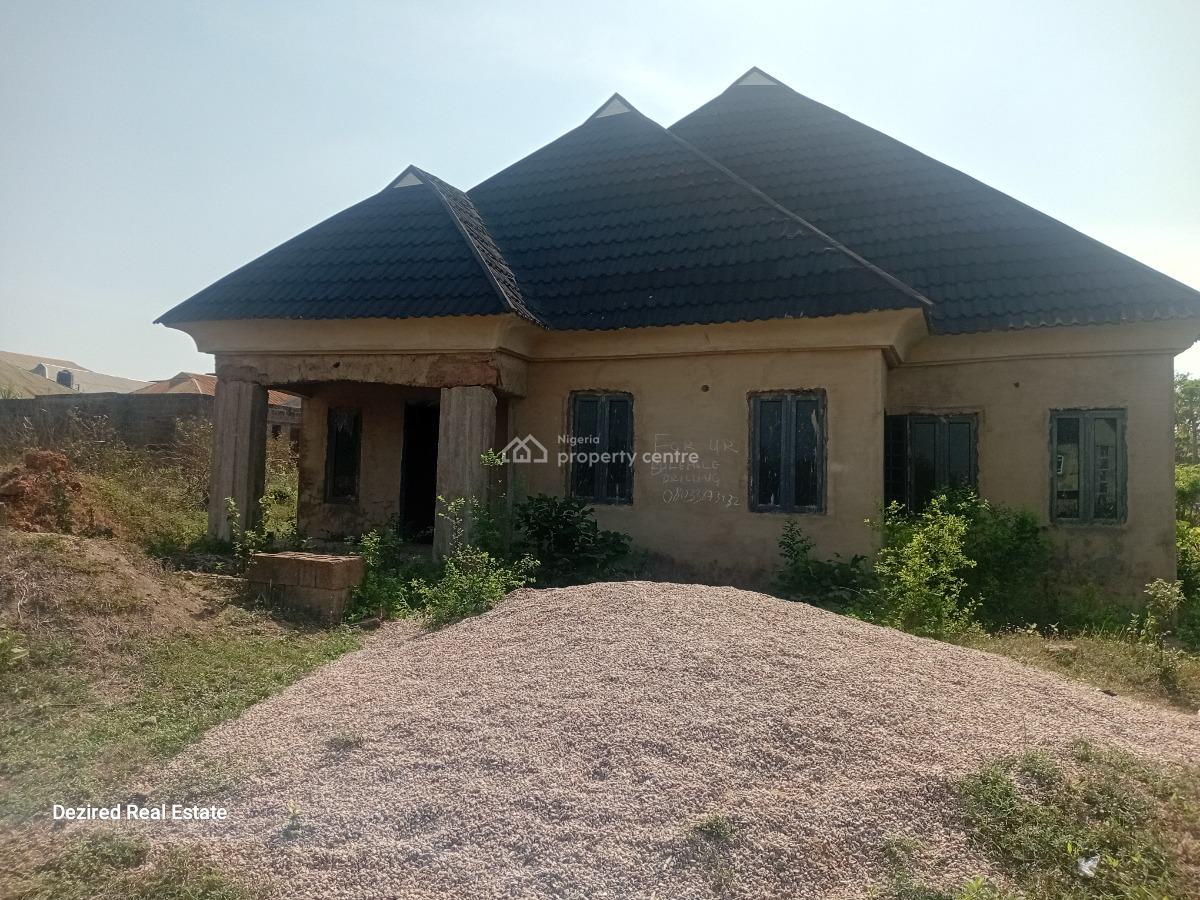 Uncompleted 3 Bedroom Bungalow, Aduramigba Area, Osogbo, Osun, Detached Bungalow for Sale