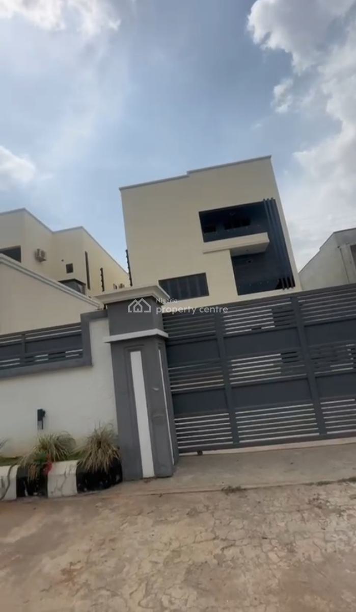 Newly Built and Luxurious 6 Bedroom Fully Detached Mansion with Bq, Guzape Main, Guzape District, Abuja, Detached Duplex for Rent