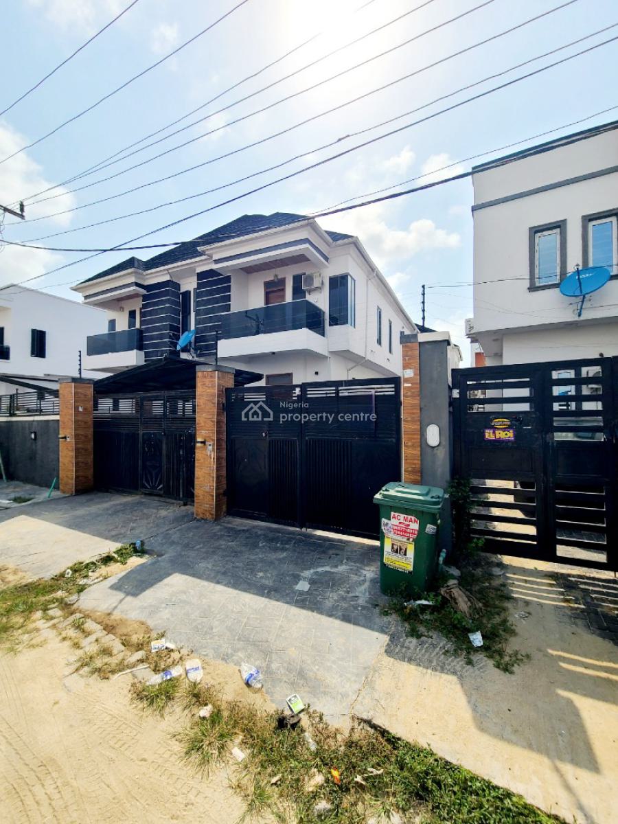 4 Bedroom Semi Detached Duplex with 1bq, Ikota Gra Estate, Ikota, Lekki, Lagos, Semi-detached Duplex for Rent