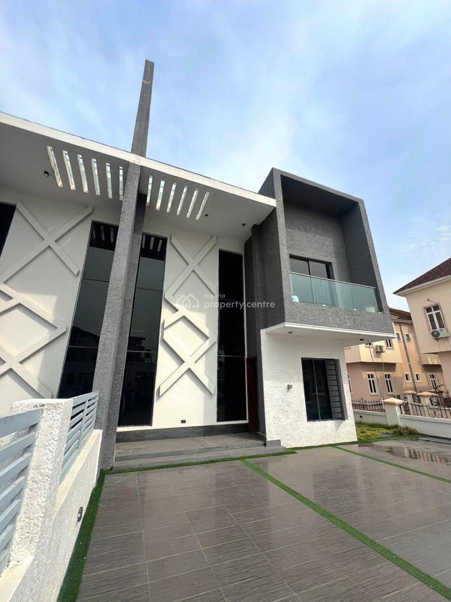 Self-compound 5-bedroom Semi-detached House with Swimming Pool and Bq, Osapa London Lekki Lagos, Osapa, Lekki, Lagos, Semi-detached Duplex for Sale