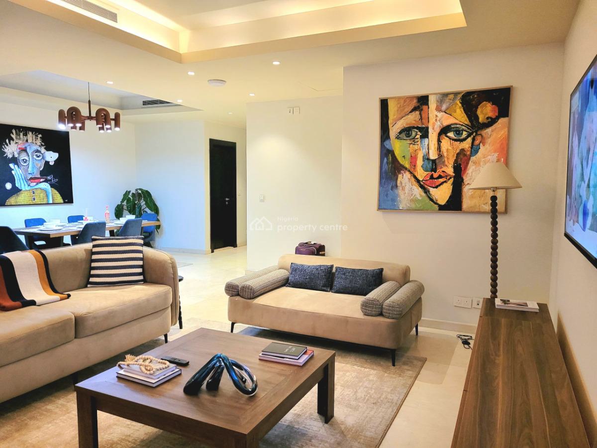 Stunning 2 Bedrooms Apartment with Swimming, Gym and Restaurant, Eko Atlantic City, Lagos, Flat / Apartment Short Let