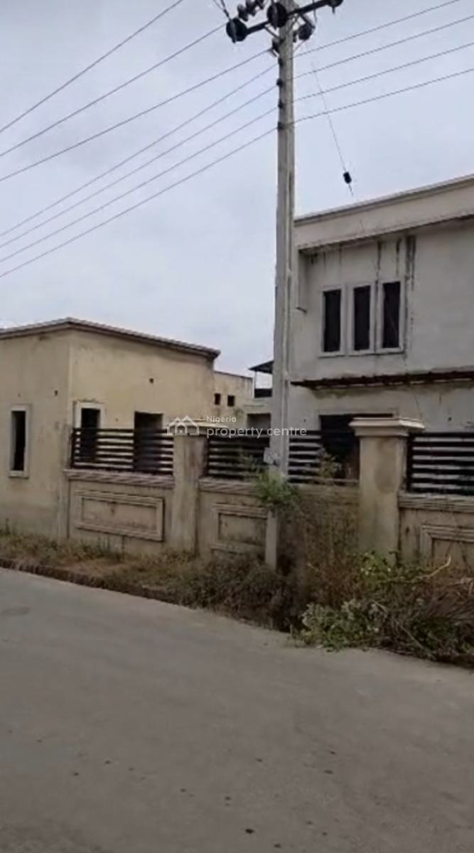 Semi Finished 5 Bedrooms Detached Duplex, Study Room N Bq 220m, Life Camp, Abuja, Detached Duplex for Sale