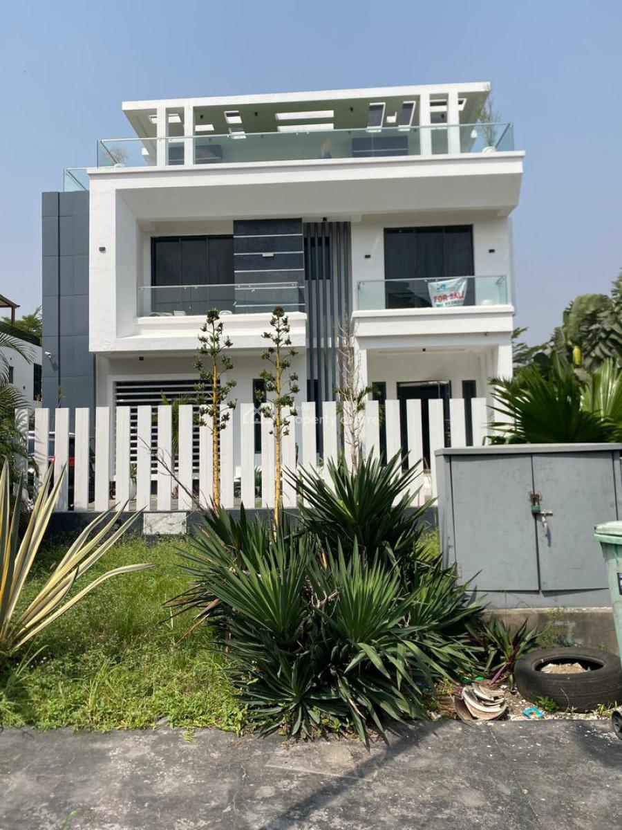 Furnished 5 Bedrooms Smart Detached Home with Cinema, Gym & Penthouse, Pinnock Beach, Osapa, Lekki, Lagos, Detached Duplex for Sale