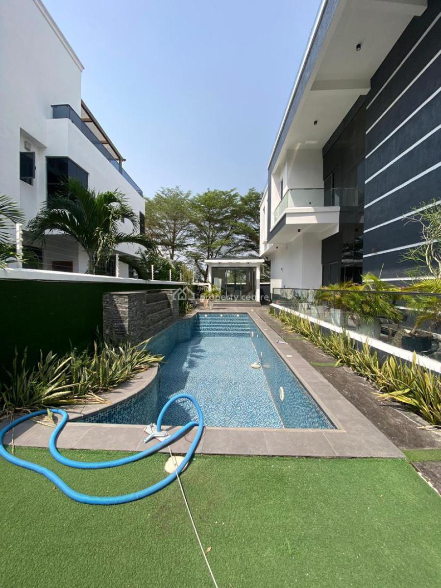 Furnished 5 Bedrooms Smart Detached Home with Cinema, Gym & Penthouse, Pinnock Beach, Osapa, Lekki, Lagos, Detached Duplex for Sale