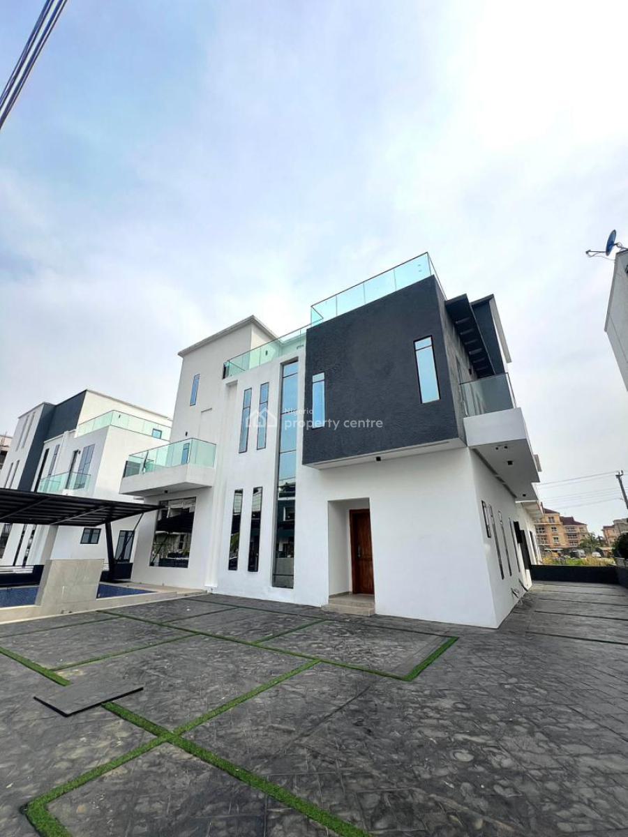 Luxury 5 Bedrooms Fully Detached House with Swimming Pool and Bq, Osapa, Lekki, Lagos, Detached Duplex for Sale