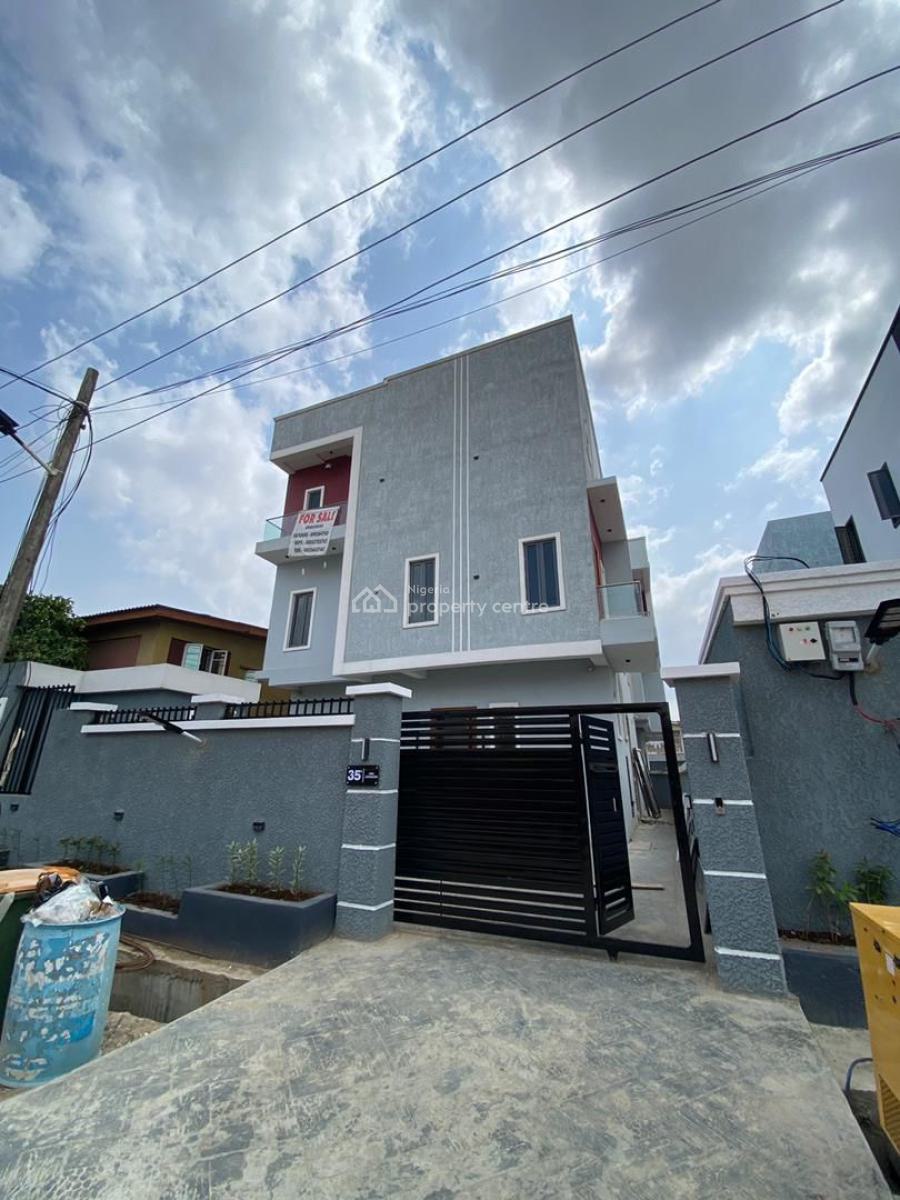 Newly Built 5 Bedroom  Fully Detached Duplex Plus Bq  in a Very Serene, Very Spacious Rooms|secured Estate| Ample Car Park, Adeniyi Jones, Ikeja, Lagos, Detached Duplex for Sale