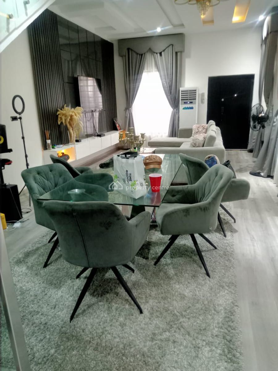 Fully Furnished 4 Bedrooms Semi Detached Duplex with Gatehouse, Tulip Haven Estate Chevron, Lekki, Lagos, Semi-detached Duplex for Sale