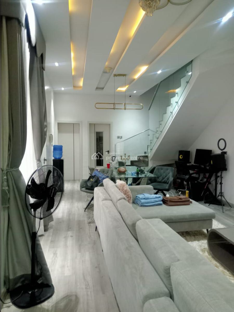 Fully Furnished 4 Bedrooms Semi Detached Duplex with Gatehouse, Tulip Haven Estate Chevron, Lekki, Lagos, Semi-detached Duplex for Sale