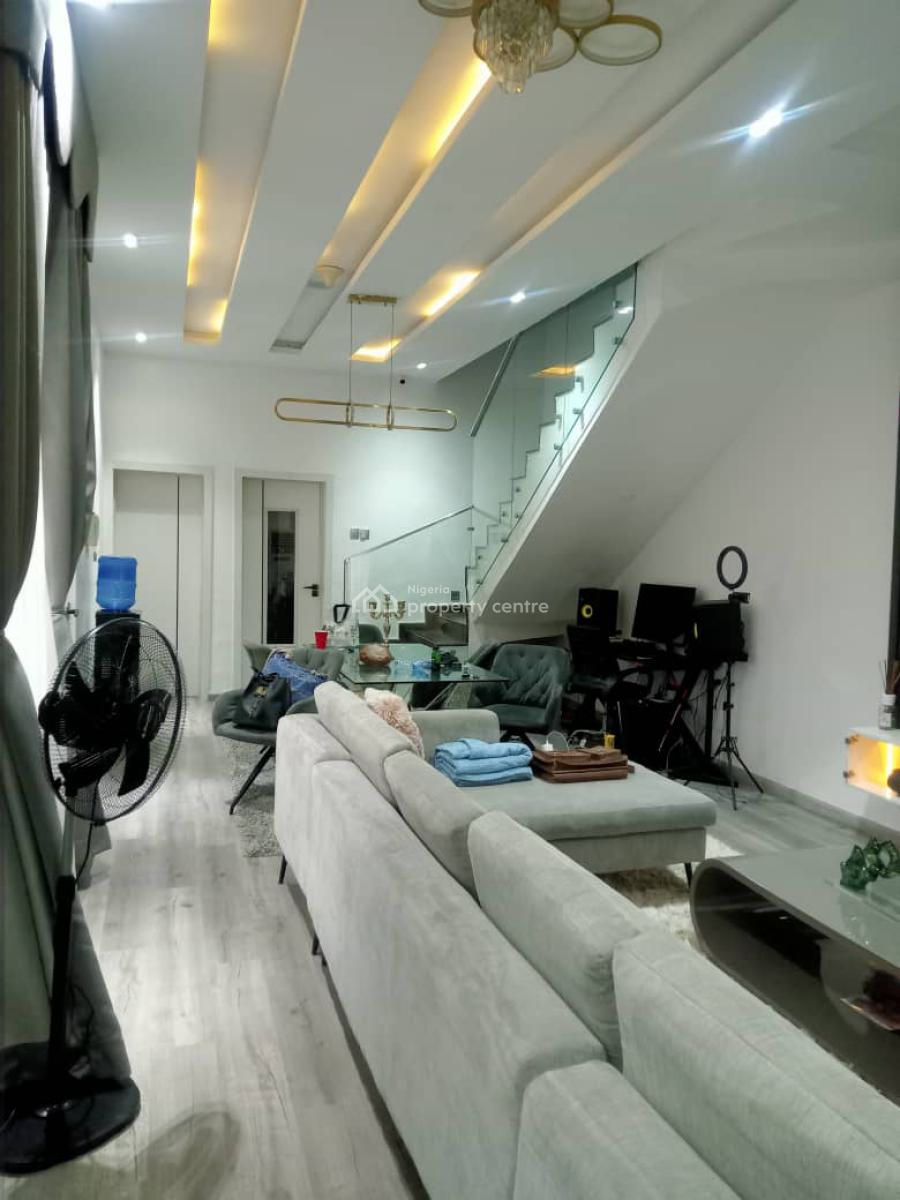 Fully Furnished 4 Bedrooms Semi Detached Duplex with Gatehouse, Tulip Haven Estate Chevron, Lekki, Lagos, Semi-detached Duplex for Sale