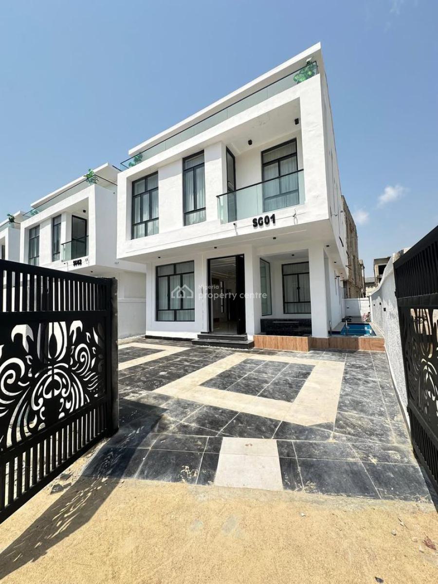 Exquisite Luxury Spacious 5 Bedroom Fully Detached Duplex with Bq, Chevron Lekki, Lekki, Lagos, Detached Duplex for Sale