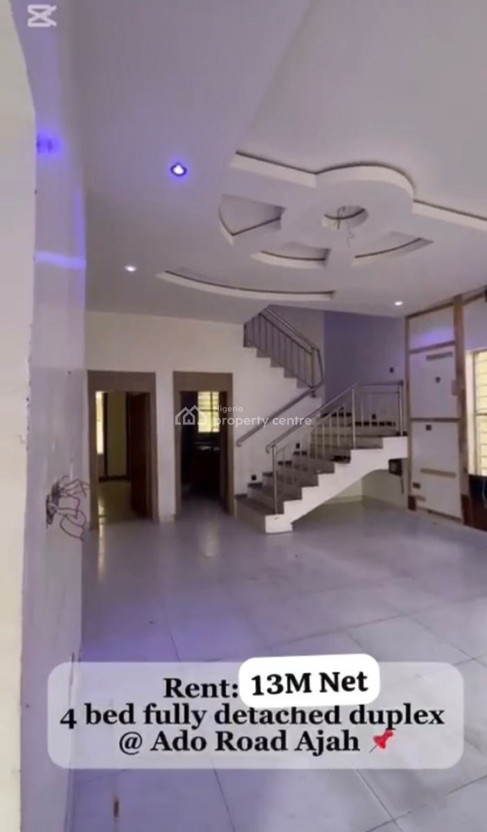 4bedroom Duplex with Bq, Ajah, Lagos, Detached Duplex for Rent