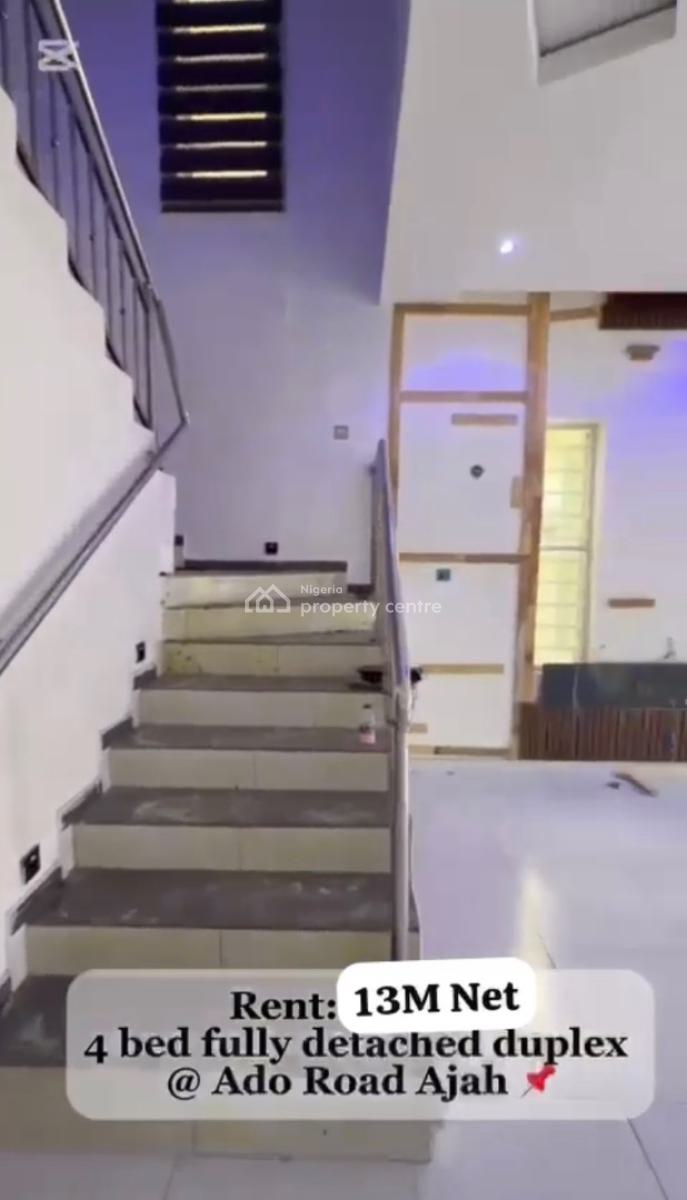 4bedroom Duplex with Bq, Ajah, Lagos, Detached Duplex for Rent