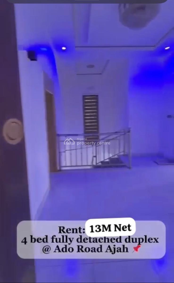4bedroom Duplex with Bq, Ajah, Lagos, Detached Duplex for Rent