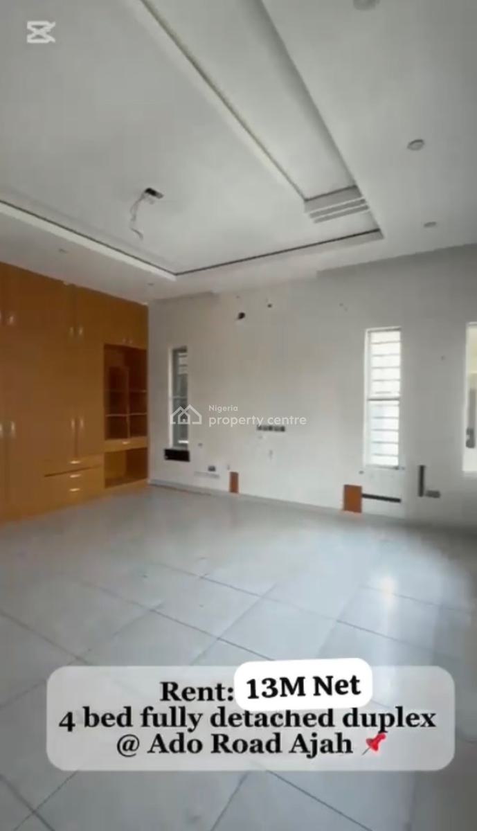 4bedroom Duplex with Bq, Ajah, Lagos, Detached Duplex for Rent