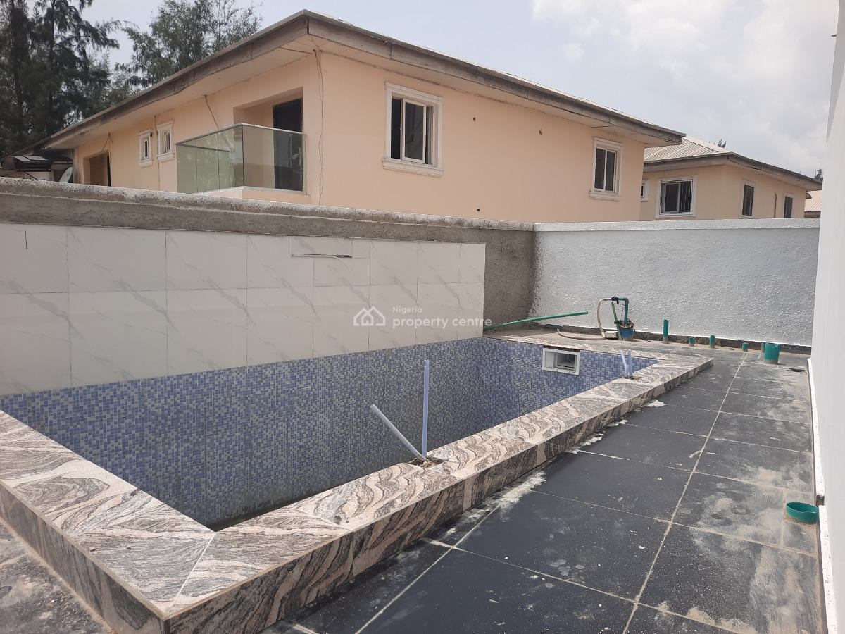 Super Outstanding 5 Bedrooms Detached House with Bq & Swimming Pool, Ikota Villa Estate, Ikota, Lekki, Lagos, Detached Duplex for Sale