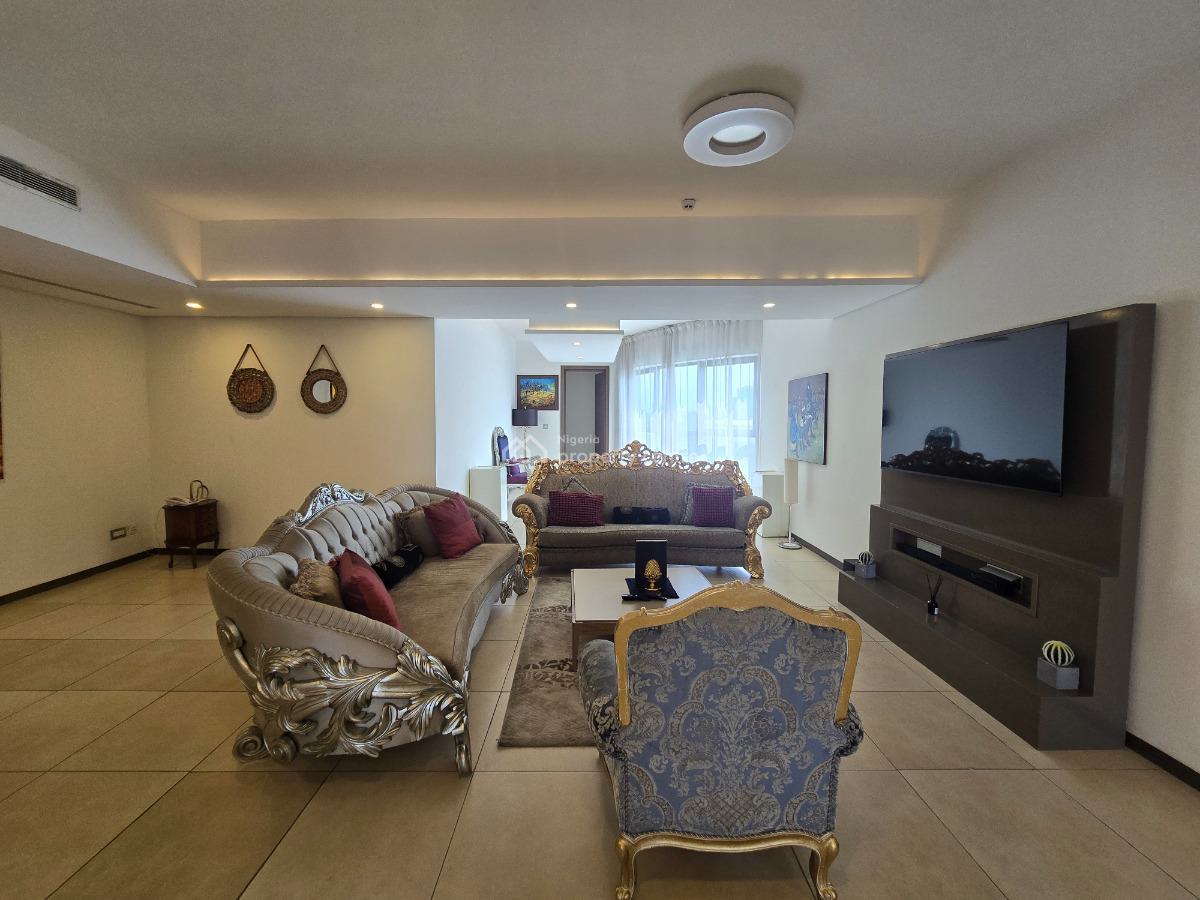 Fully Furnished & Serviced Three (3) Bedroom Flat with Bq, Victoria Island (vi), Lagos, Flat / Apartment for Rent