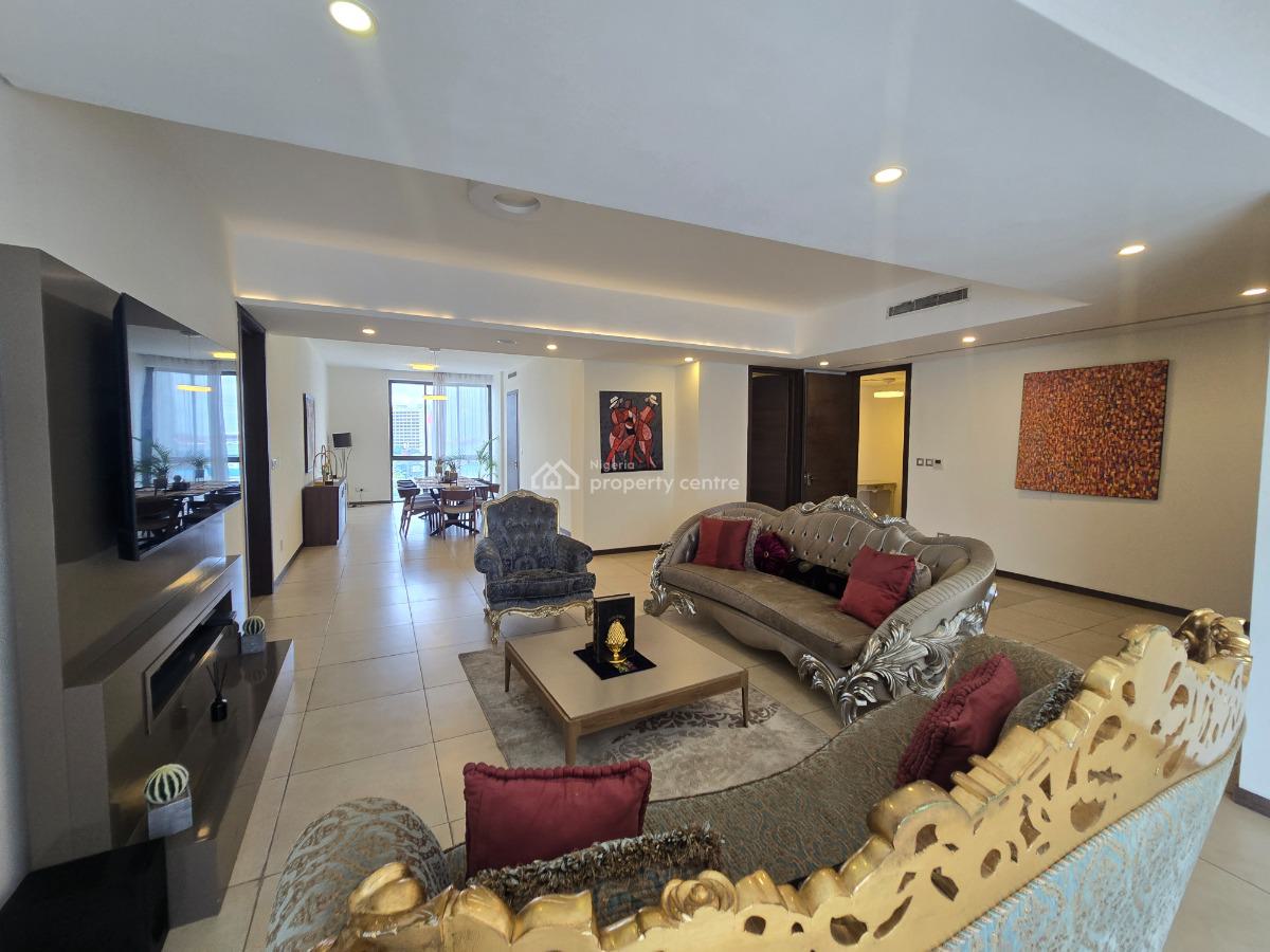 Fully Furnished & Serviced Three (3) Bedroom Flat with Bq, Victoria Island (vi), Lagos, Flat / Apartment for Rent